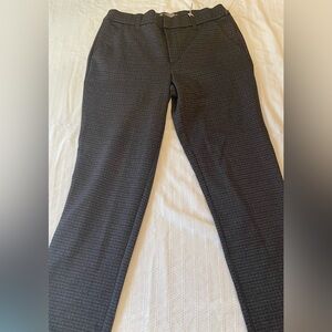 Wit & Wisdom Dark Gray and Light Gray Patterned Trousers